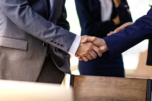 Handshake Business Deal Fusions Acquisitions Entreprises — Photo