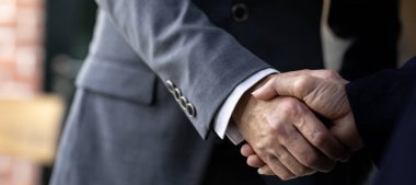 Handshake for Business deal Business Mergers and acquisitions  clipart