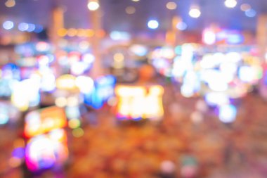 Bulanık arka plan Casino Las Vegas City Nevada ABD