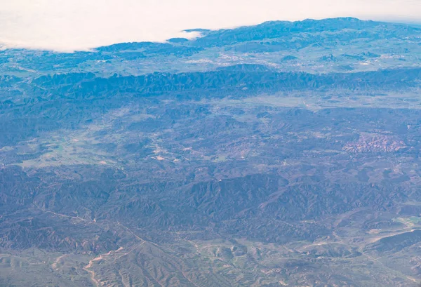 Een Luchtfoto Van California San Andreas Californië Verenigde Staten — Stockfoto