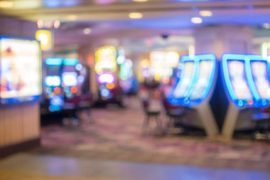 Bulanık arka plan Casino Las Vegas City Nevada ABD