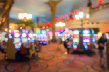 Bulanık arka plan Casino Las Vegas City Nevada ABD