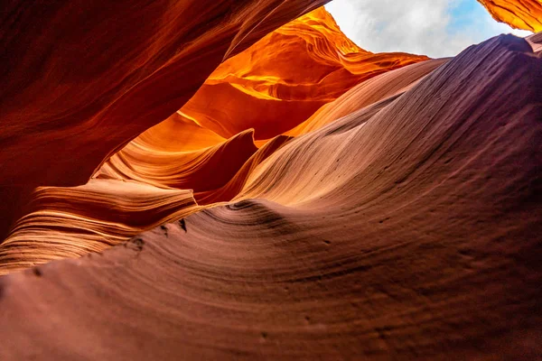 Lower Antelope Canyon Navajo Rezervace Poblíž Stránky Arizona Usa — Stock fotografie