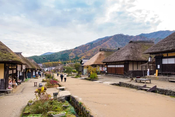 Ouchujuku Altes Postdorf Fukushima Japan — Stockfoto