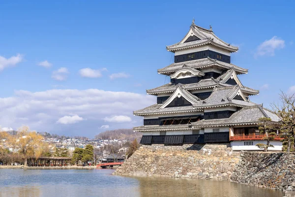 Matsumoto Castle Blue Sky Matsumoto City Nagano Winter Matsumoto Castle — Stock Photo, Image