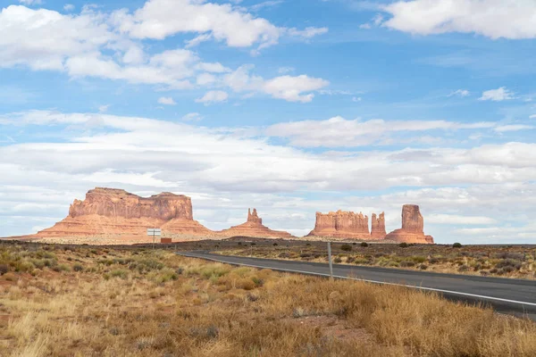Κοιλάδα Μνημείο Navajo Φυλών Πάρκο Στη Γιούτα Ηπα — Φωτογραφία Αρχείου