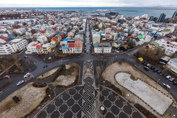 Vista de la ciudad de Reikiavik — Foto de Stock