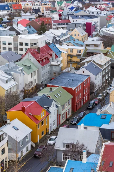 Vue sur la ville de Reykjavik — Photo