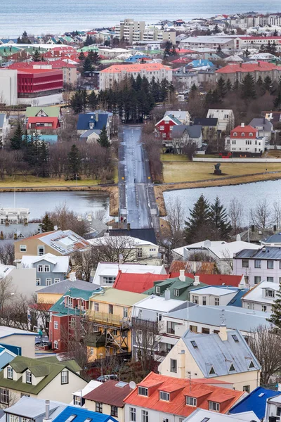 Vue sur la ville de Reykjavik — Photo