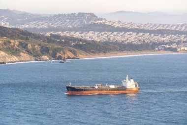 San Francisco California ABD Konteyner kargo gemisi