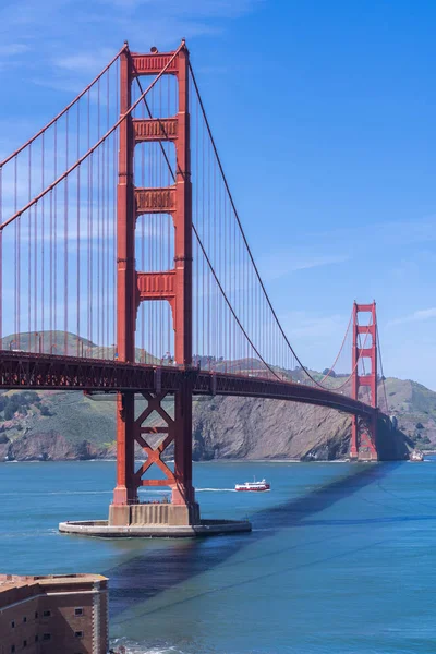 ゴールデン ゲート ブリッジ サンフランシスコ カリフォルニア アメリカ西海岸の太平洋海域における — ストック写真