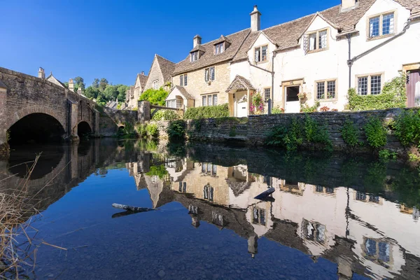 Cotswolds Ngiltere Castle Combe Köy — Stok fotoğraf