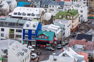 Reykjavik şehir görünümünü