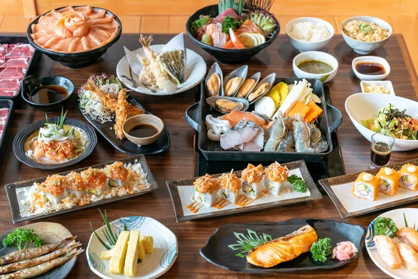 Vareity Japanese Food — Stock Photo, Image