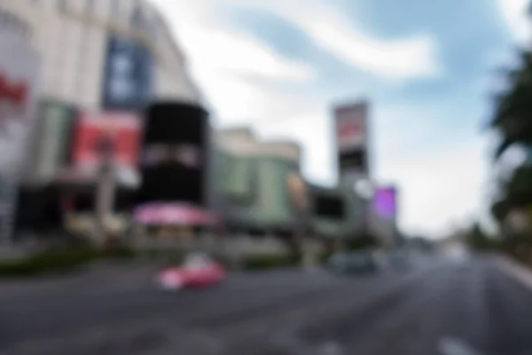 ラスベガス市ネバダ州アメリカのラスベガスストリップ大通りの抽象的なぼやけた背景 — ストック写真