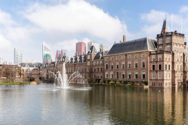 Binnenhof Sarayı, Lahey 'de parlamento yeri, Hollanda 