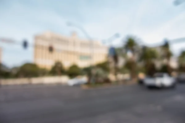 Abstrakt Suddig Bakgrund Las Vegas Strip Boulevard Las Vegas City — Stockfoto