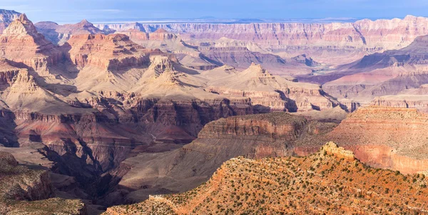 Södra Kanten Grand Canyon Arizona Usa Panorama — Stockfoto