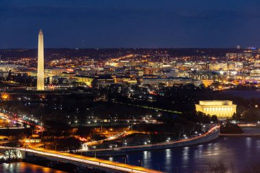 Arlington Virginia ABD Washington Dc cityscape havadan görünümü.