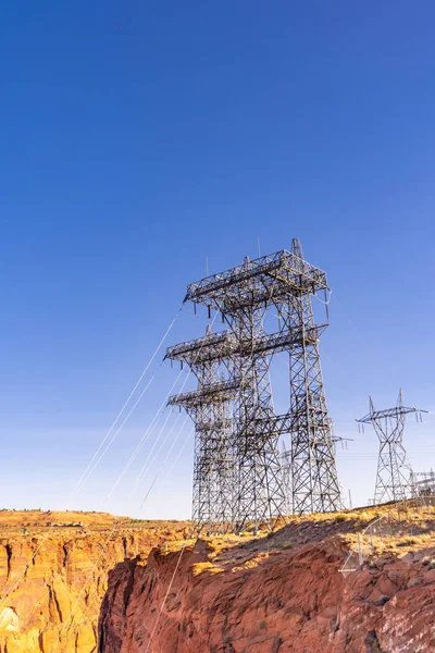 Page Arizona Abd Elektrik Üreten Baraj Üzerinde Santral Evi Elektrik — Stok fotoğraf