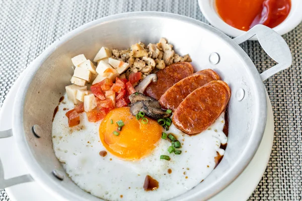 Тайські Яйця Сковороді — стокове фото