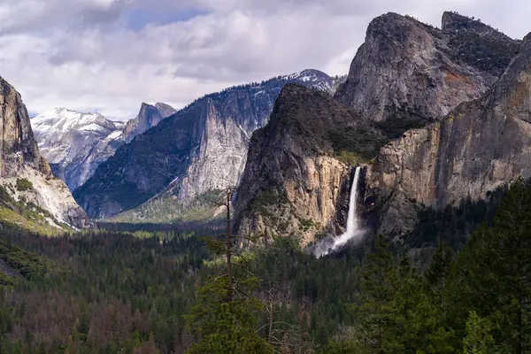 Vista Túnel Parque Nacional Yosemite Califórnia São Francisco Eua — Fotografia de Stock