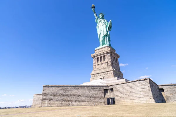 Άγαλμα Της Ελευθερίας Στη Νέα Υόρκη Nyc Ηπα — Φωτογραφία Αρχείου