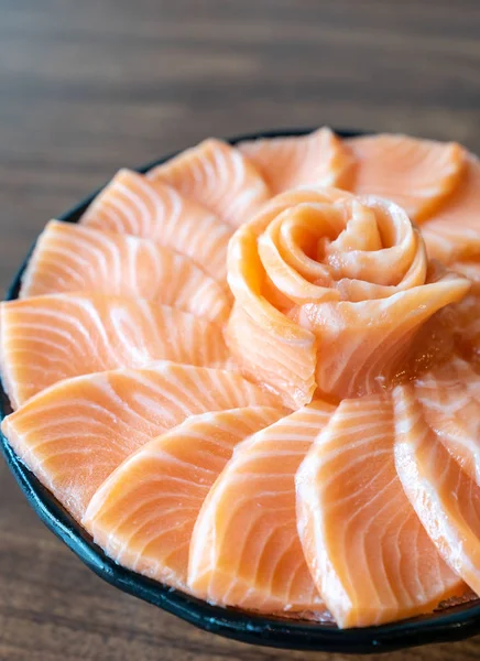 Salmon Sashimi Set Gourmet Japanese Freshness Cuisine — Stock Photo, Image