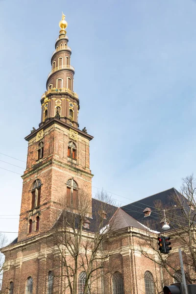 Cepenhagen Iglesia Nuestro Salvador Christianshavn Copenhague Dinamarca Esta Una Iglesia —  Fotos de Stock