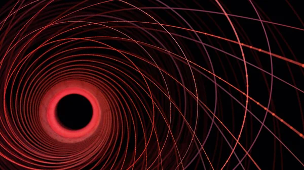 sarmal tünel 3D derin koyu renklendirme