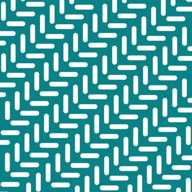 Geometrik dikişsiz vektör deseni. Mavi ve Beyaz Arkaplan.