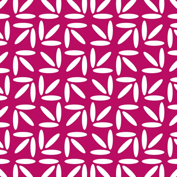 Patrón Geométrico Vectorial Fondo Blanco Rosa — Vector de stock