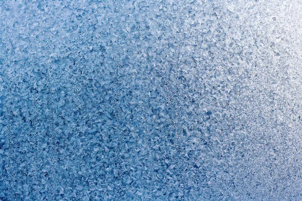 Winter Blue Background Snowflakes Frost Sunny Gradient — Stock Photo, Image