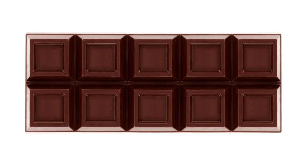 Chocolate Bars Isolated White Background — Stock Photo, Image