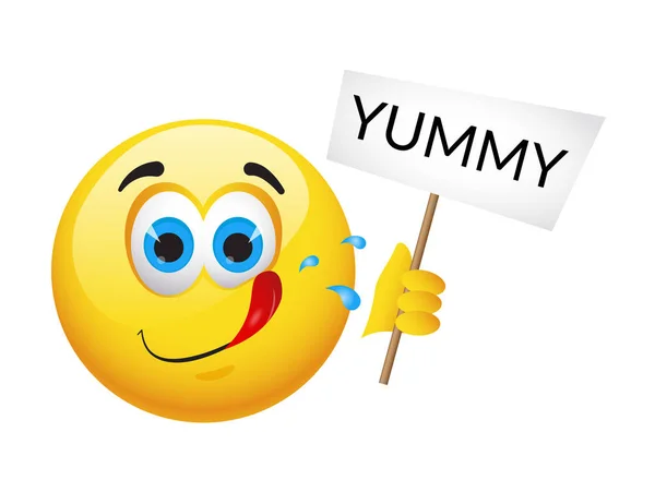 Žluté emotikony a emojis — Stockový vektor