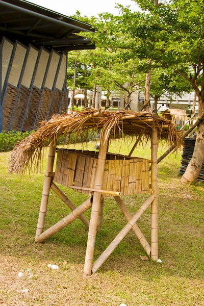 Taipei Taiwan July 2013 Aboriginal Building Structure Taipei Art Park — Stock Photo, Image