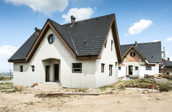 Kleine Nieuwbouw Huizen — Stockfoto