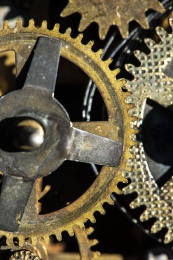 Metal vites mekanizması yakın çekim