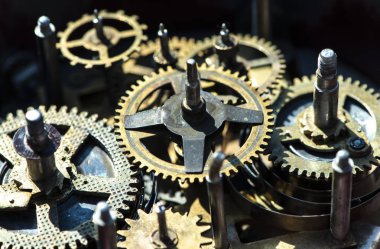 Metal vites mekanizması yakın çekim