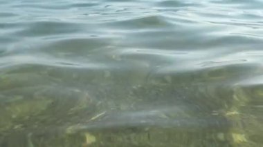 Deniz suyu ve sakin dalgalar arka plan