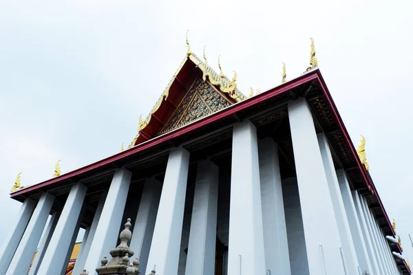 Background of Thailand rich cultural temple with oriental Thai traditional paint wall of Ramayana at Royal Grand Palace of the King Rama era