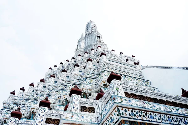 Background of Thailand rich cultural temple with oriental Thai traditional paint wall of Ramayana at Royal Grand Palace of the King Rama era