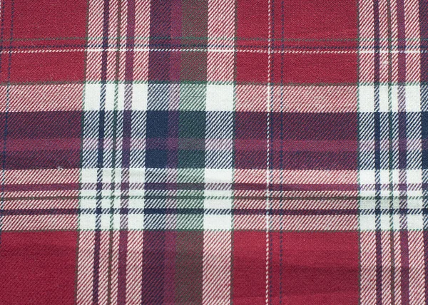 Imagem Quadro Completo Material Têxtil Tartan — Fotografia de Stock