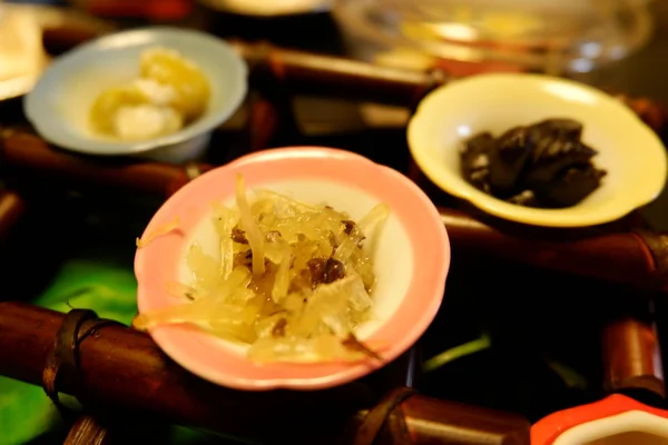 Mananca Alimente Sanatoase Orientale Asiatice Delicioase Thailandeze Alimente — Fotografie, imagine de stoc
