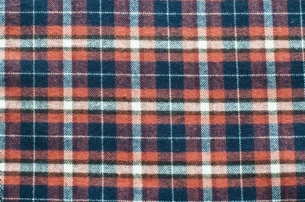 Tartan Tekstil Malzemesinin Tam Kare Görüntüsü — Stok fotoğraf