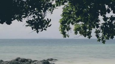 kum ve deniz ile plaj manzarası