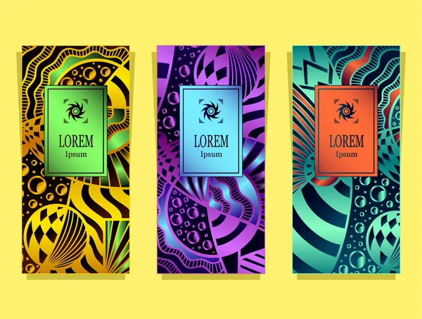 Kümesinden şablon paketi veya el ilanı veya etiket için folyo veya metal yürürlükte tarafından yapılan lüks soyut Cosmos arka plan renkli kozmetik veya parfüm ya da marka kitap