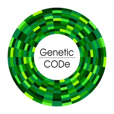 Yeşil veya dijital bilgi veya şablon el ilanı afiş sunum veya rapor için diziler verileri için bilim tıbbı genetik biyoloji için soyut arka plan