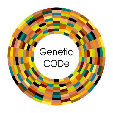 Renkli tonlarda bilim tıbbı genetik biyoloji veya şablon el ilanı afiş sunum veya rapor için dijital bilgi veya diziler veri için soyut arka plan