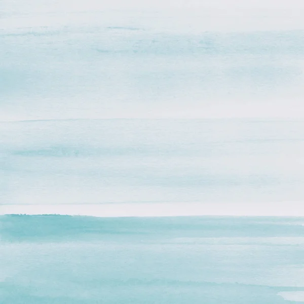 Aquarelle Bleu Clair Fond Texture Peint Main Parfait Pour Les — Photo